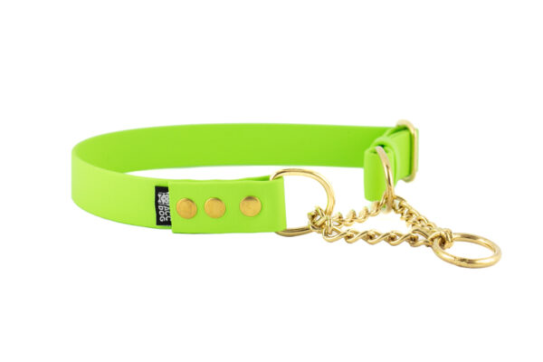 Accdog Biothane® Martingale Med Kedja 19 mm Halsband Wonder Collars