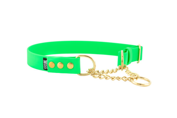 Accdog Biothane® Martingale Med Kedja 19 mm Halsband Wonder Collars