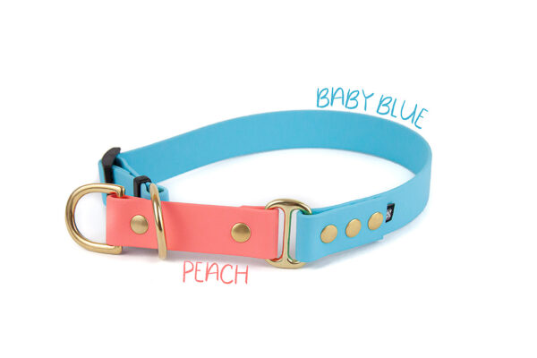 Accdog Biothane® Rainbow Halvstryp Halsband 16 mm Halsband Wonder Collars