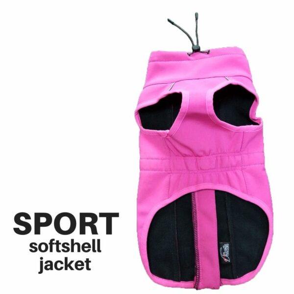 Finnero Sport Softshell Jacka – Rosa Hundkläder Wonder Collars