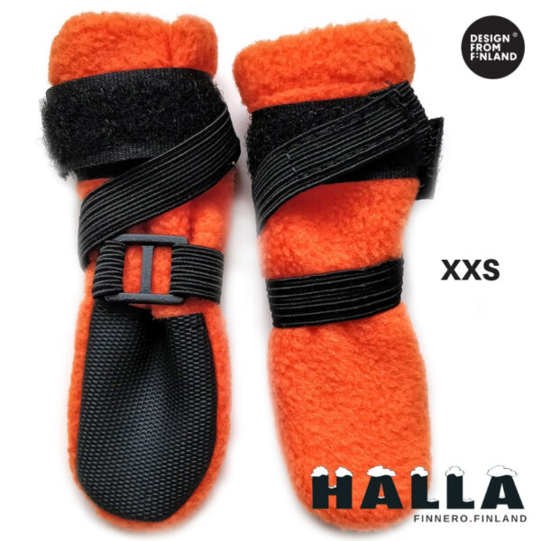 Finnero Halla 4-pack Fleece Boots Hundkläder Wonder Collars