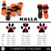 Finnero Halla 4-pack Fleece Boots Hundkläder Wonder Collars