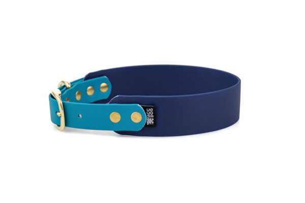 Accdog Biothane® Rainbow Greyhound Halsband 38 mm Halsband Wonder Collars