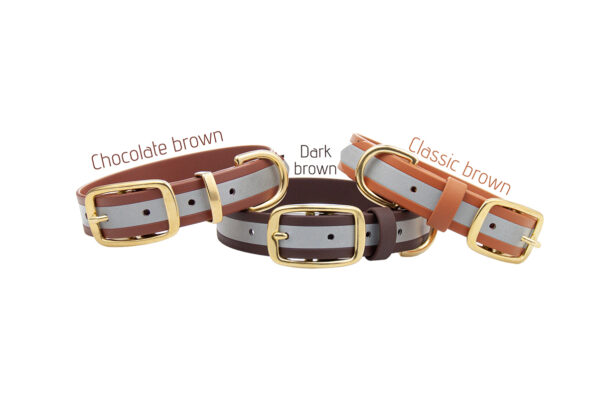 Accdog Biothane® Reflexhalsband 25 mm Halsband Wonder Collars