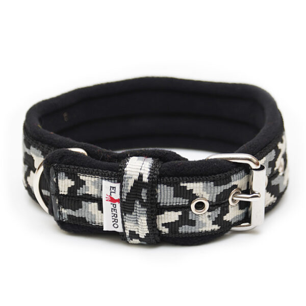 El Perro Fleece Comfort Camo Halsband 50 mm Halsband Wonder Collars