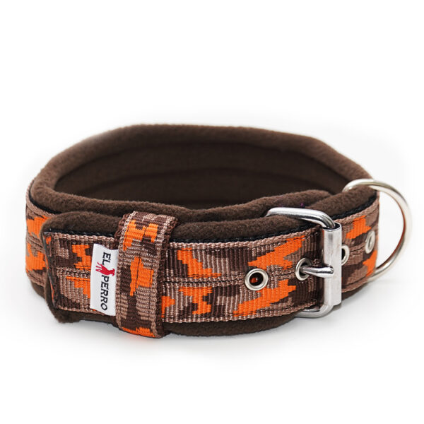 El Perro Fleece Comfort Camo Halsband 50 mm Halsband Wonder Collars