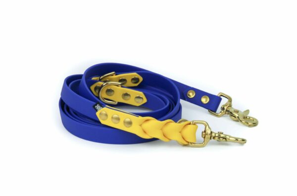 Accdog Biothane® Rainbow Justerbart Koppel 19 mm Koppel Wonder Collars