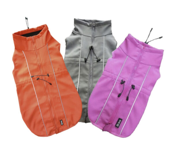 Finnero Sport Softshell Jacka – Orange Hundkläder Wonder Collars