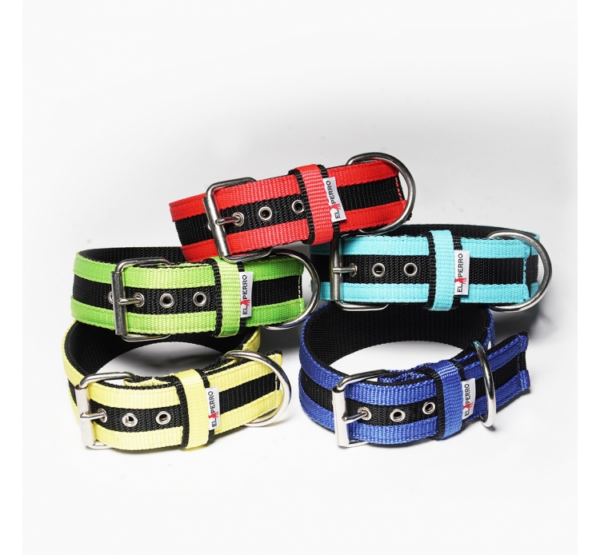 El Perro Juicy Strips Halsband 50 mm Halsband Wonder Collars