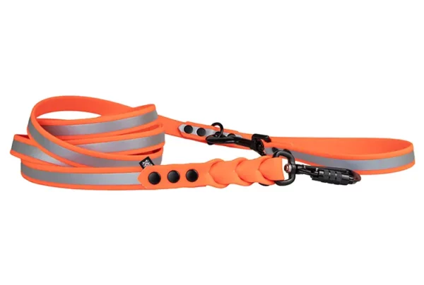 Accdog Biothane® Avtagbart Koppel Med Reflex 240-300 cm 19 mm Koppel Wonder Collars