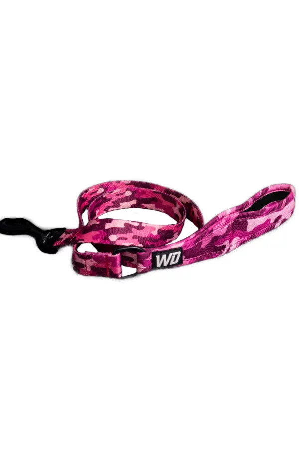 Wonderdog Koppel Pink Camo 120 cm Koppel Wonder Collars