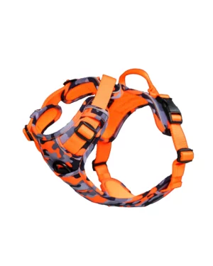 Comfy Walk Sele Orange Camo Selar Wonder Collars