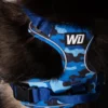 Wonderdog Comfy Walk Sele Blue Camo Selar Wonder Collars